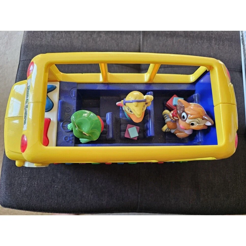 Early 2000s LeapFrog Phonics School Bus Animals & Alphabet Tested Works